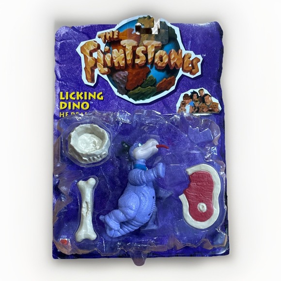 Mattel Other - Flintstones Movie Licking Dino Action Figure Vintage 1993 Mattel New Sealed